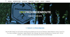 Desktop Screenshot of drieprovincienroute.be